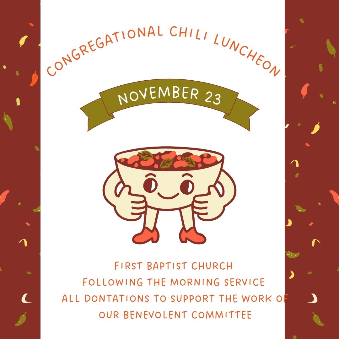 Congregational Chili Luncheon
