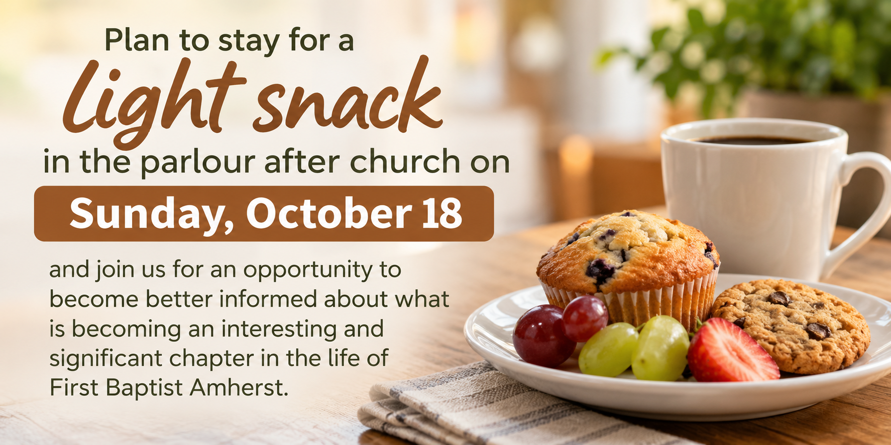 Snacks & Conversation