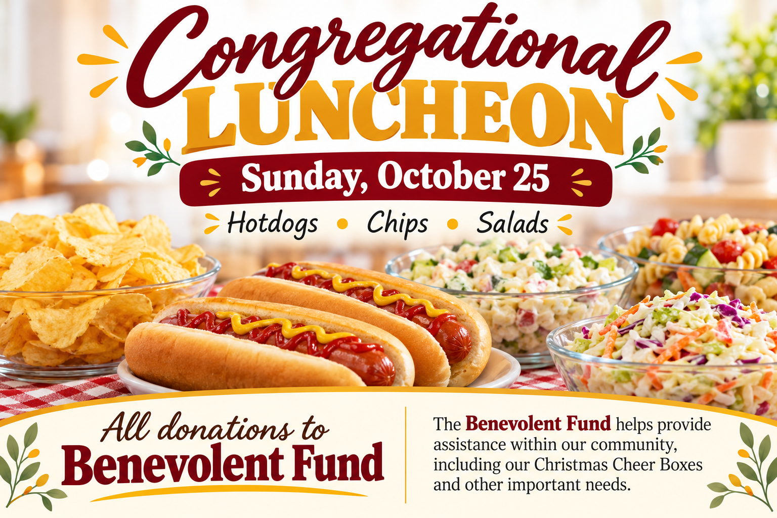 October Congregational Luncheon