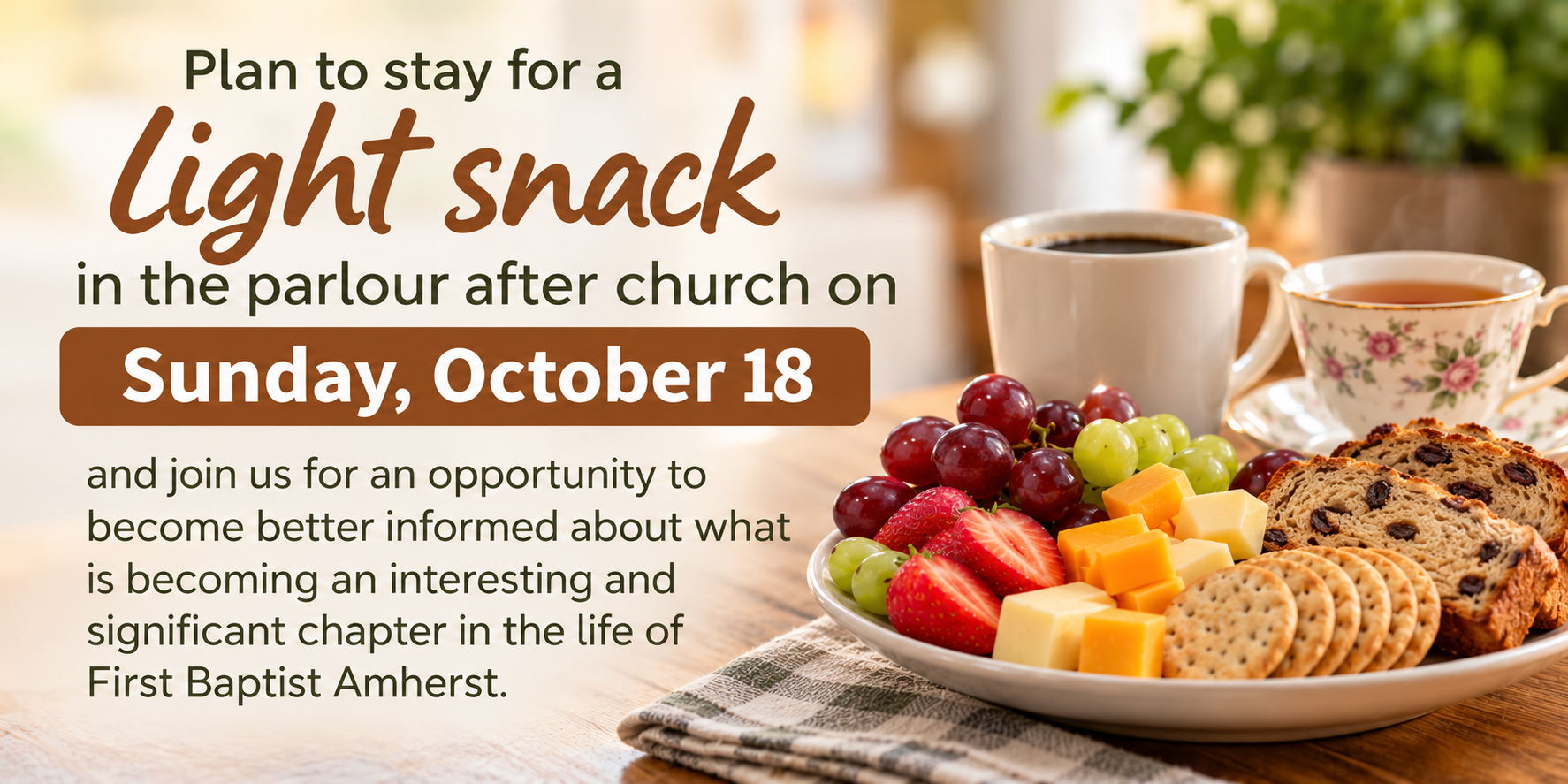Snacks & Conversation