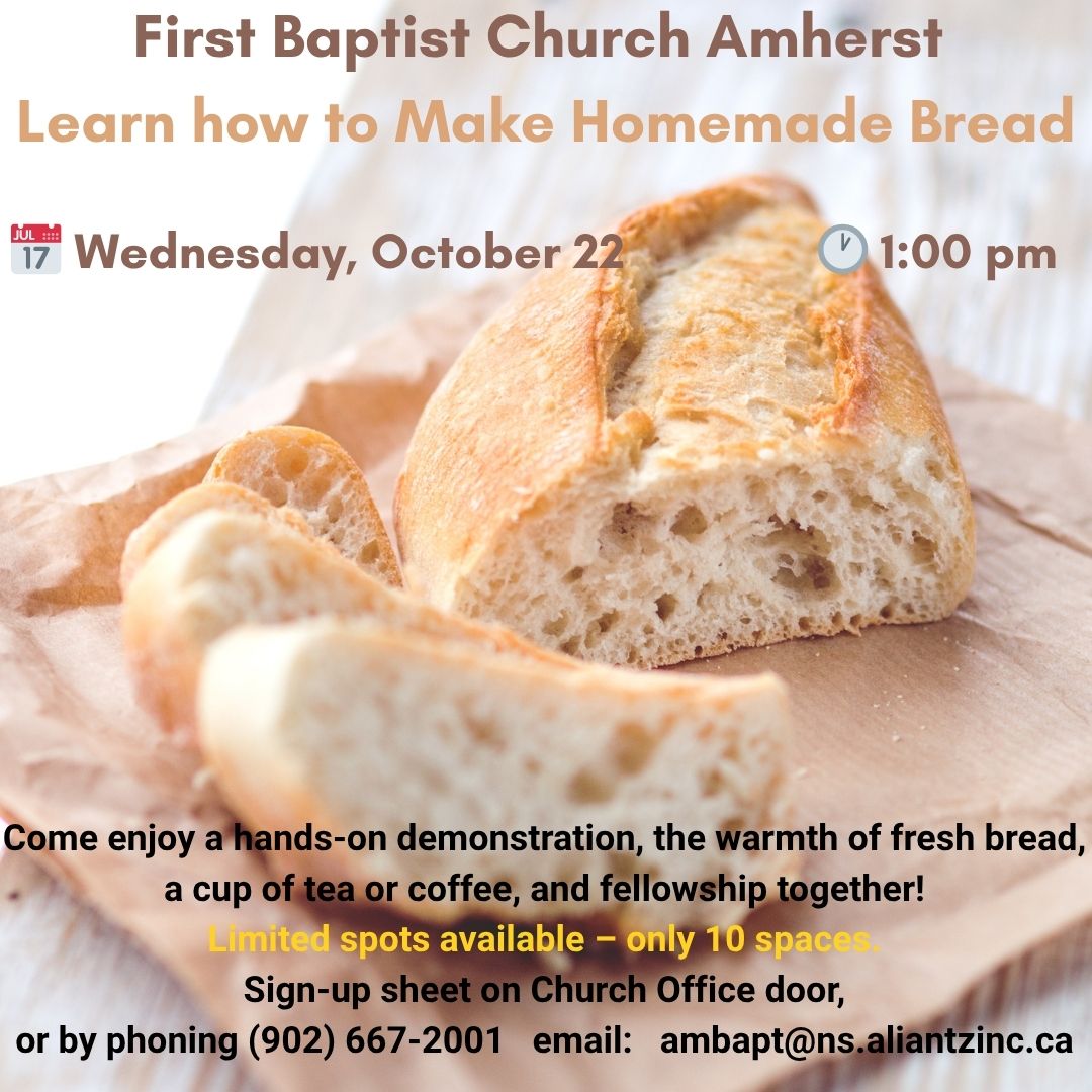 Homemade Bread Demonstration